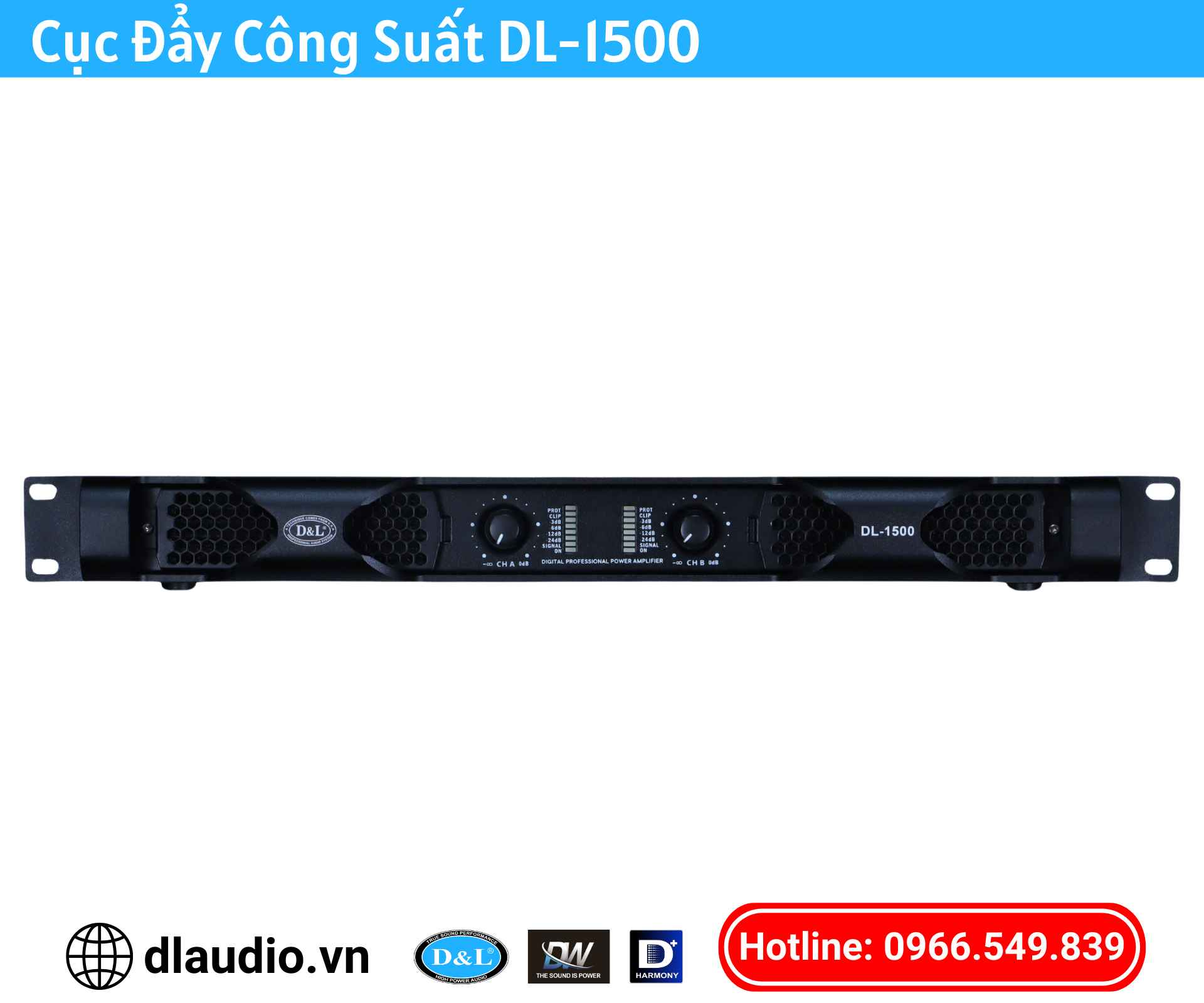 cục đẩy công suất Dl-1500 D&L