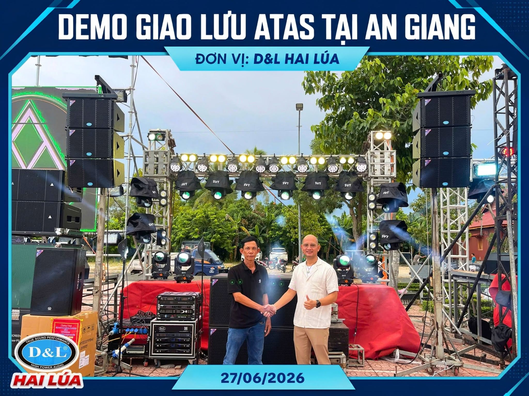 Toàn cảnh demo giao lưu ATAS An Giang sử dụng loa subwoofer AR-218