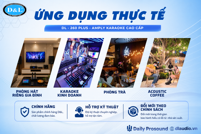 Ứng Dụng Thực Tế Của Amply Karaoke DL-260PLUS