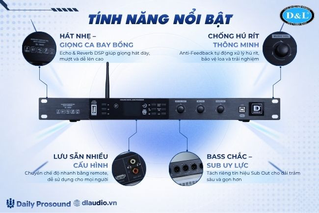 Tính Năng Nổi Bật Của Vang Số D+ DL-9000