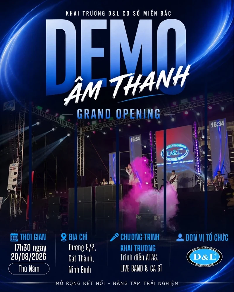Dự án âm thanh lễ khai trương D&L chi nhánh miền Bắc tại Ninh Bình