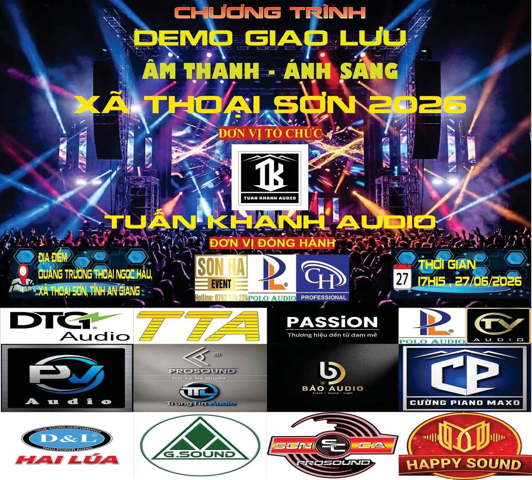 Giao Lưu DEMO Âm Thanh Ánh Sáng Tại An Giang