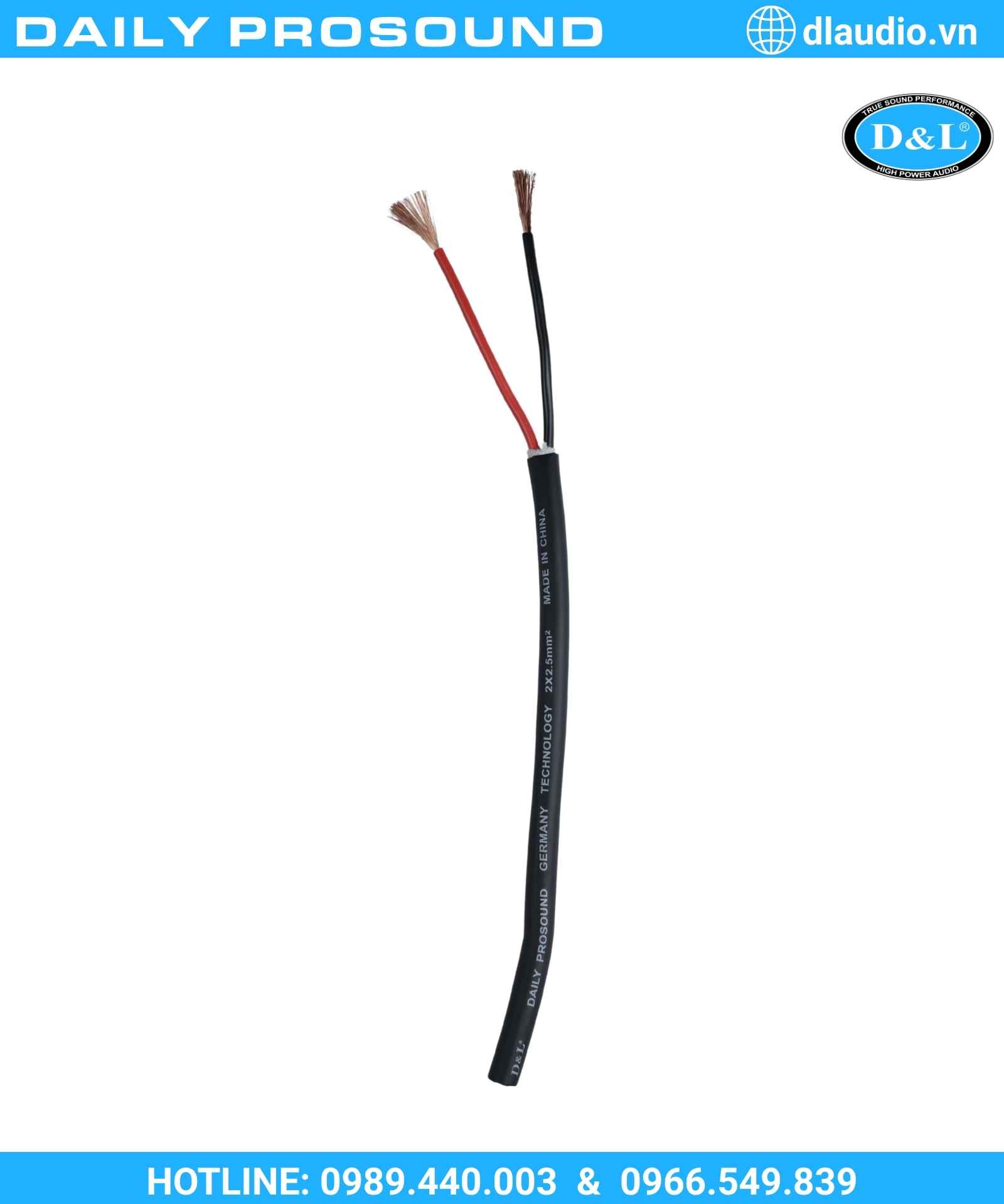 Dây Loa 2 ruột D&L