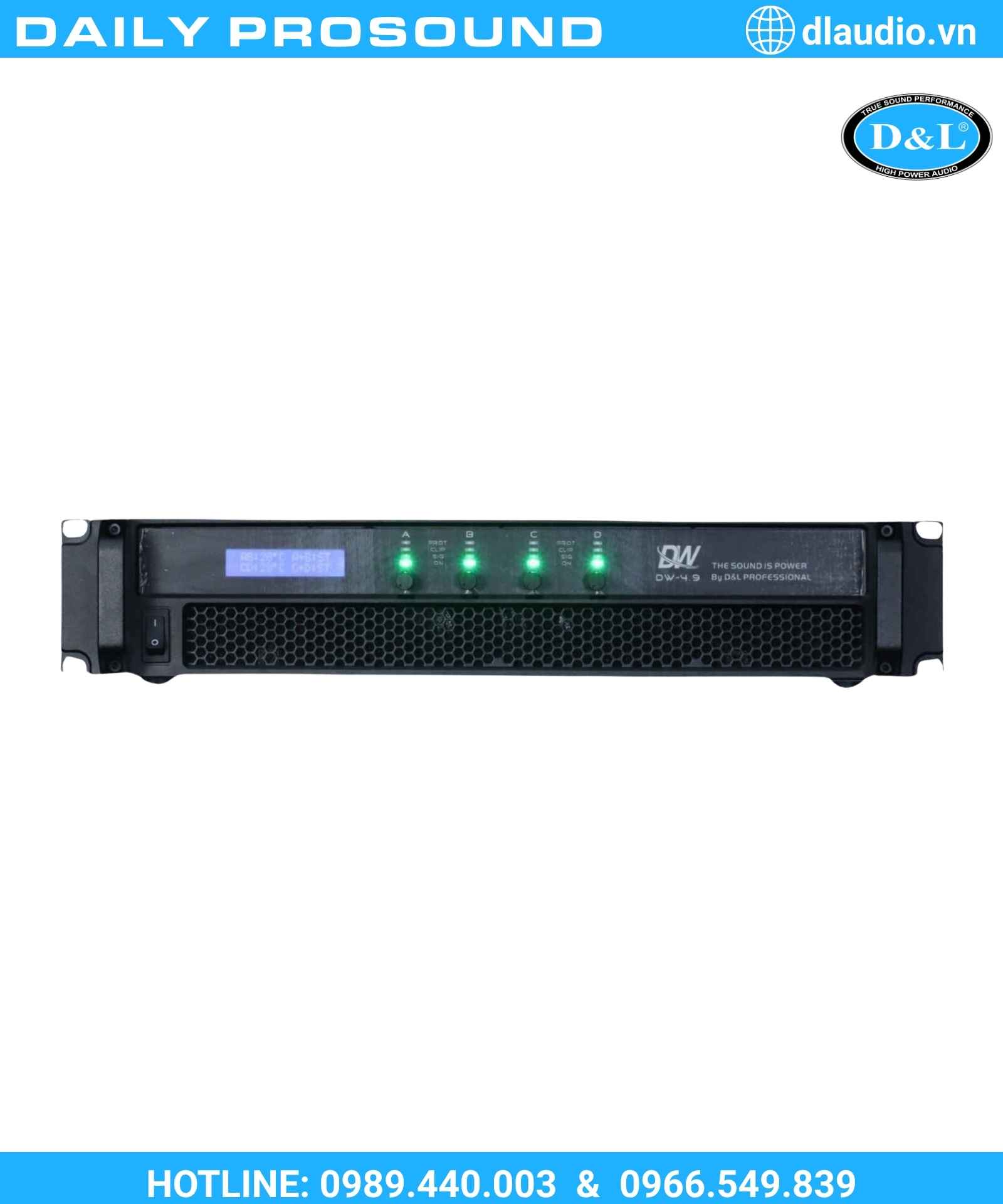 Cục Đẩy 4 Kênh 1500W