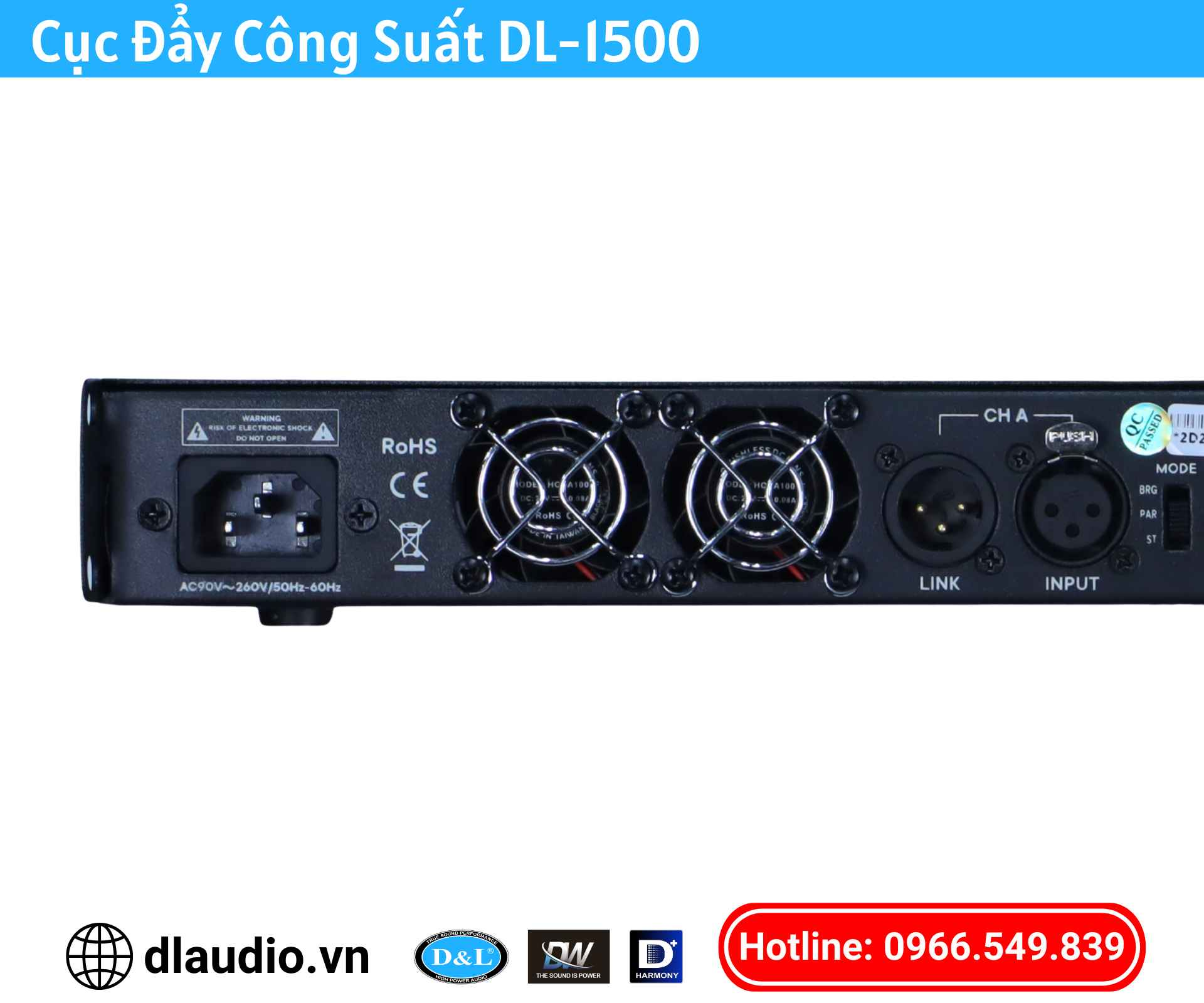 Cục đẩy công suất
DL-1500