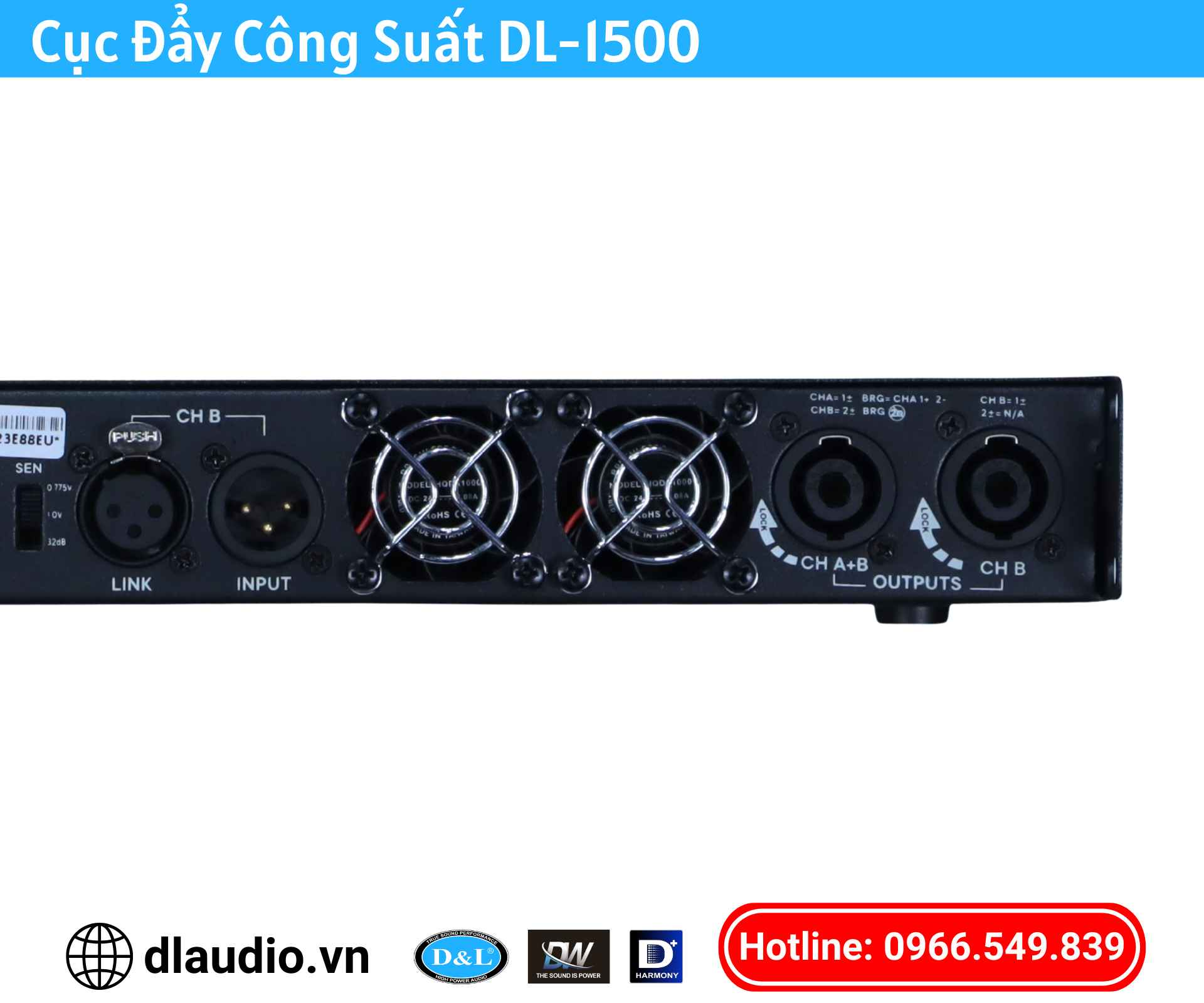 Cục đẩy công suất
DL-1500