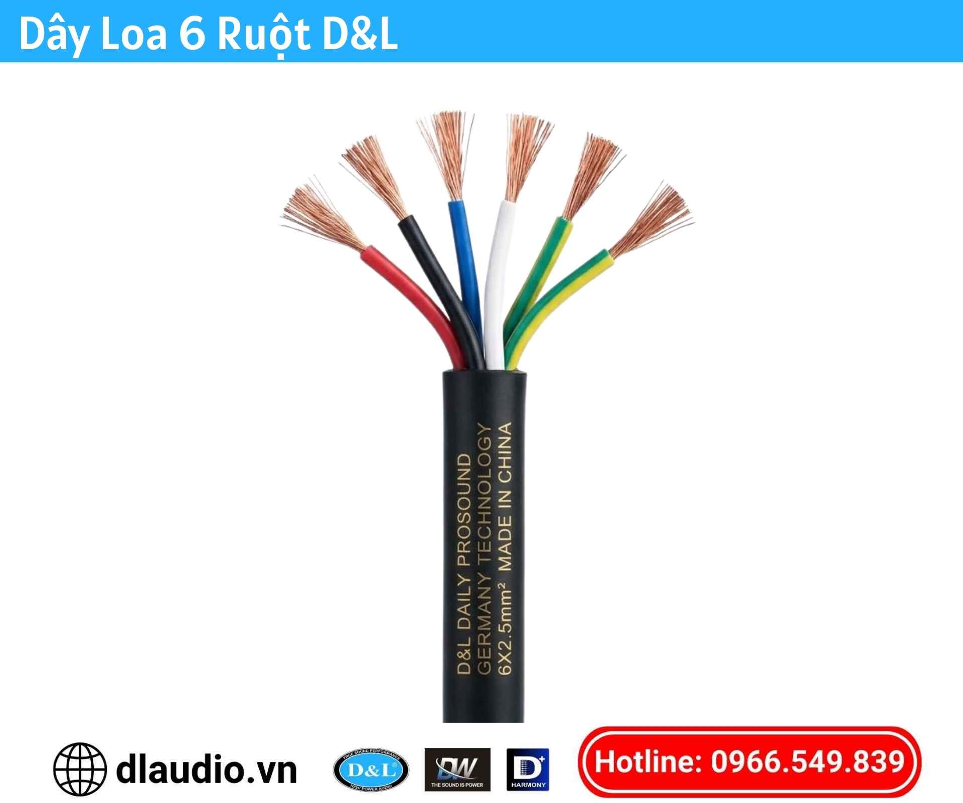 Dây Loa D&L 6 ruột