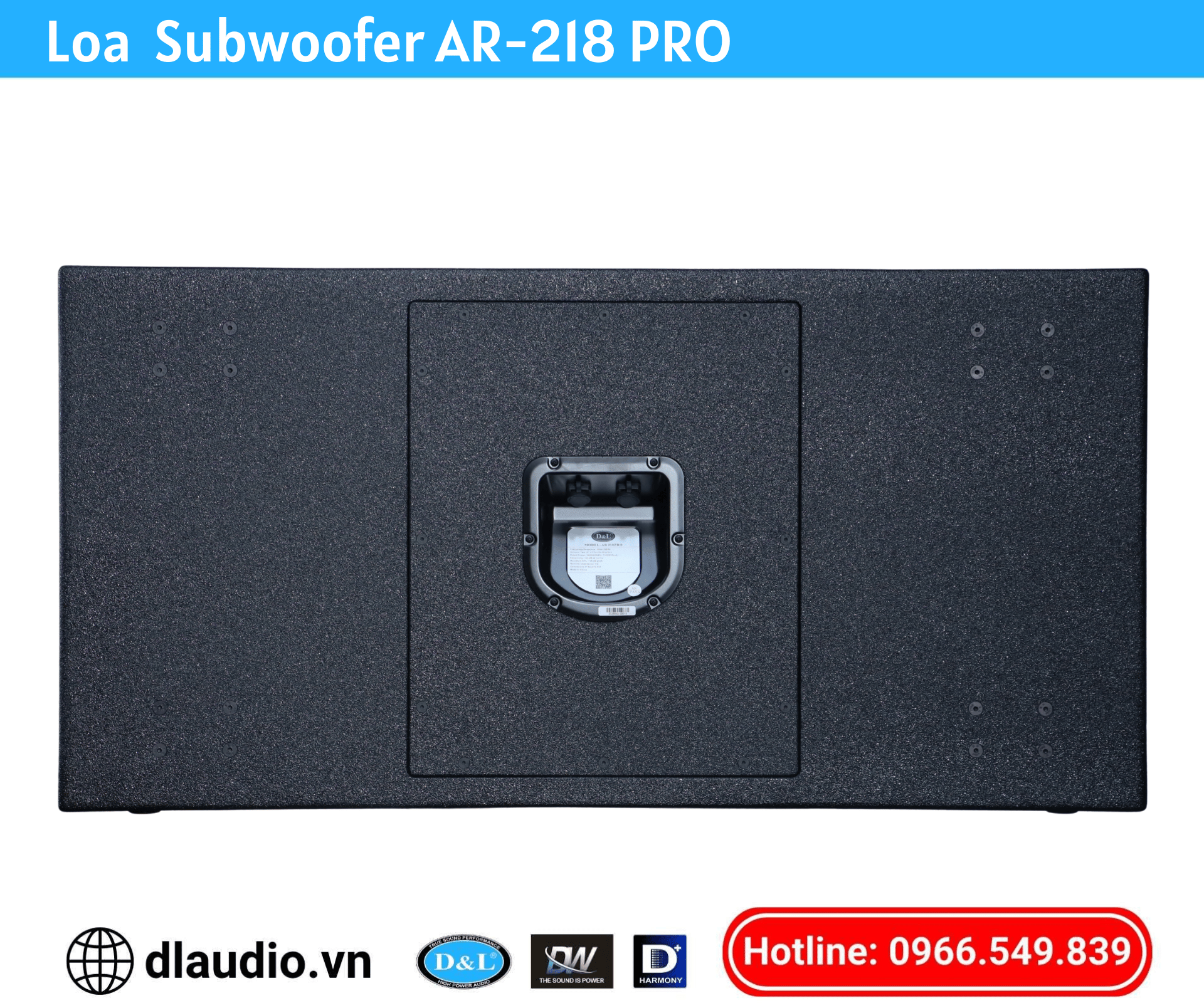 Loa Subwoofer 
AR-218PRO
